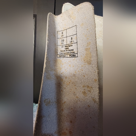 Dr Martens Uncommon White 20-eyelet Lace-up 1660 Knee High Boots - Picture 8 of 11